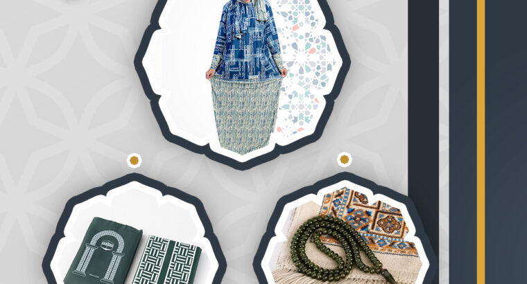 اسدال كروهات +سجادة جيب +سبحه خرز شيك وسهله.