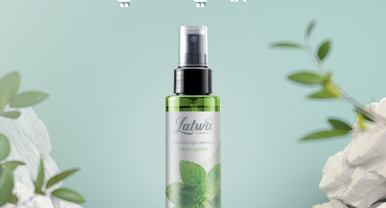 ماء نعناع غسول طبيعي ومرتب ينقى من الأتربة