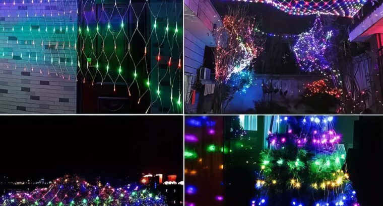 شبكة اضواء الكريسماس هتغير ديكور المكان بإضاءات .