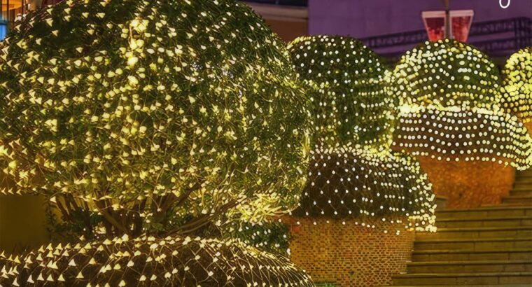 شبكة اضواء الكريسماس هتغير ديكور المكان بإضاءات