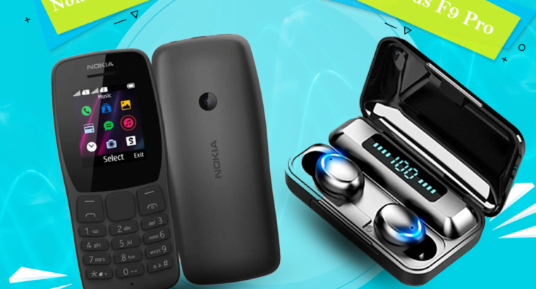 Nokia 110 Dual SIM +Air buds F9 pro
