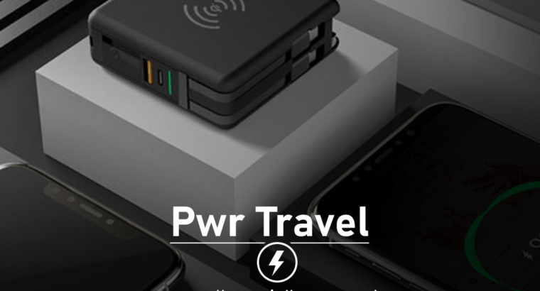 بنك الطاقة 5Pwr travel في 1 كابل USB و Type C جيد