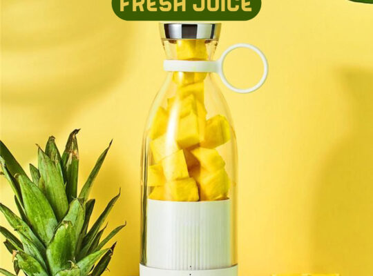 خلاط Frish Juice الترند يعمل كخلاط وزجاجة للشرب