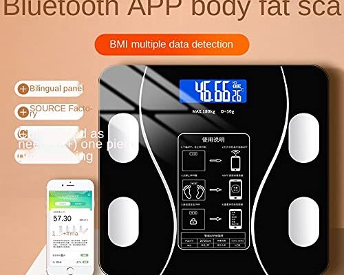 Bluetooth in body fat Digtal scaleبلوتوث ذكى ممتاز