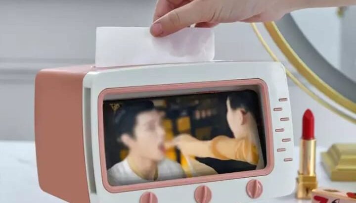 حامل مناديل وموبيل2فى1مصنوع من مواد عالية الجودة .