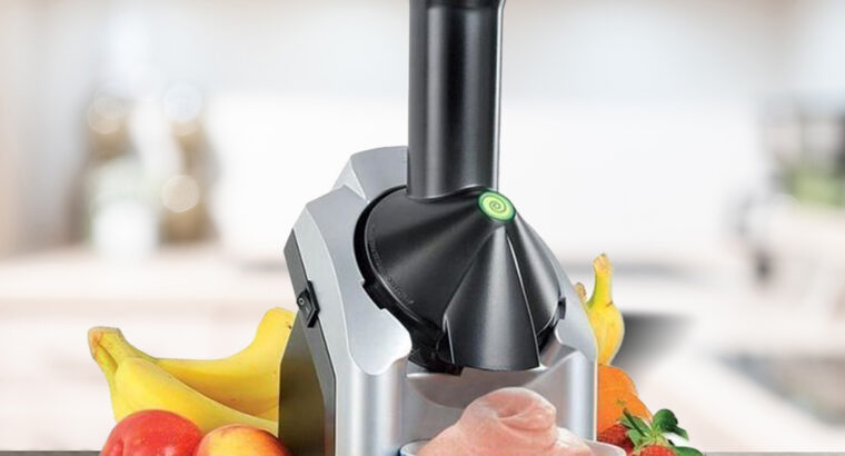 ماكينة صنع الايس كريم المنزلى عملية وسهلة التنظيف.