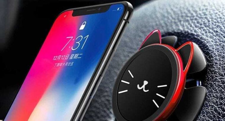 قطعتين حامل موبايل بيلزق في التابلوة والجادول