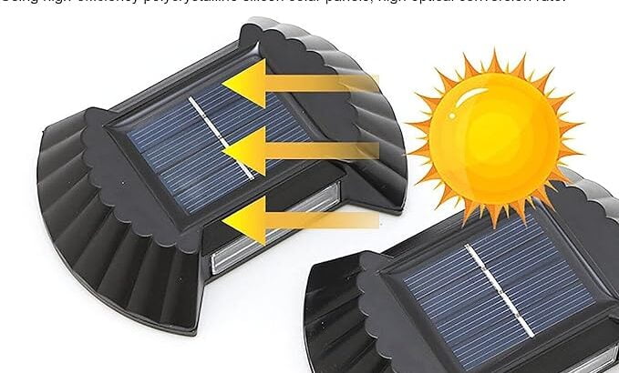 كشاف حائط بالطاقة الشمسية هيوفر عليك مصاريف الكهرب