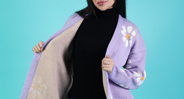 ٢كرديجان صوف ورد (اسود _موف)