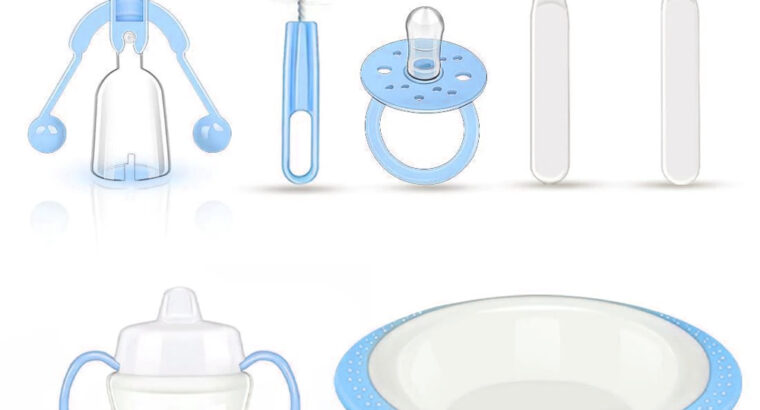 مجموعه تغذية 10قطع وبافته سيليكون صديق للبيئه .