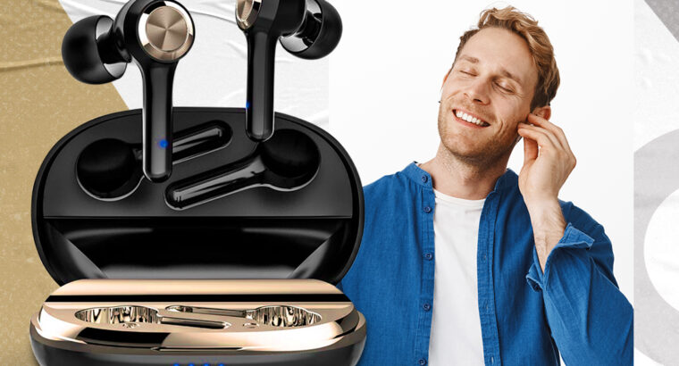 سماعة ايربودز فخمة بضمان عام صوت نقي وواضح مريحه