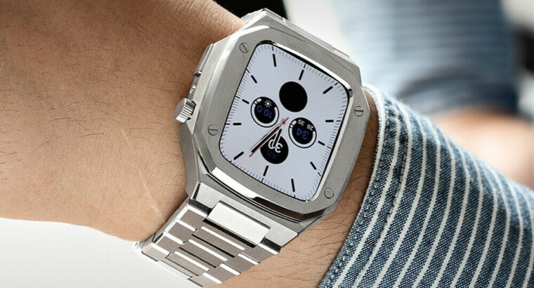 سوار بديل لساعة آبل خامة قوية من المعدن سوار ممتاز