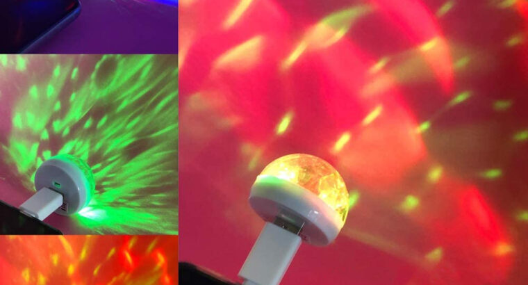 مصباح ليد صغير بمنفذ USB 6 الوان مختلفة.حجمها صغير