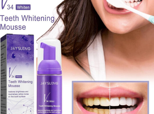 Whitening Foam toothpaste تركيبة طبيعية فعالة جدا.