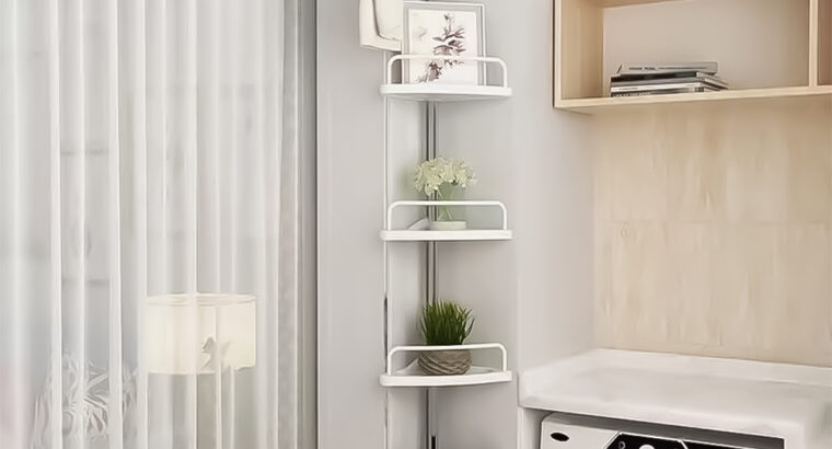 منظم زاوية يتكون من 4 رفوف لحمل الاغراض عرض 2 جيد