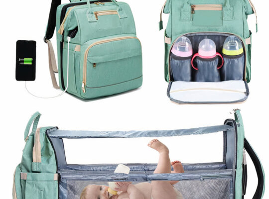 حقيبة الامهات بسرير تجعل سفر الأم مع الطفل أسهل جد