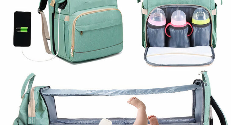 حقيبة الامهات بسرير تجعل سفر الأم مع الطفل أسهل جد