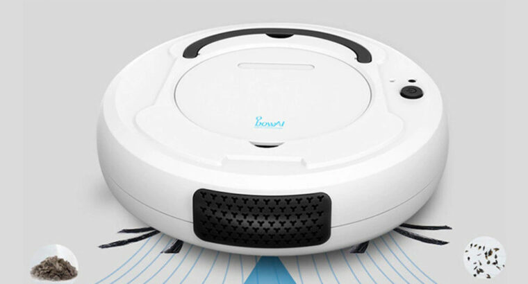 مكنسة روبوت كراون ضمان عامين أبيض تنظف كل الزوايا