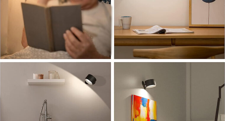 مصباح lED مثبت على الحائط مدمج ببطارية قابلة للشحن