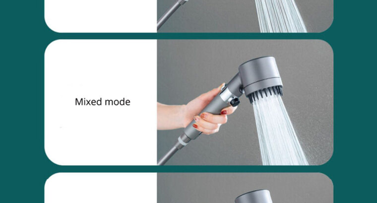 دش وفلتر2*1 يحتوي على 3 أوضاع للرش وتوفير مياه جيد