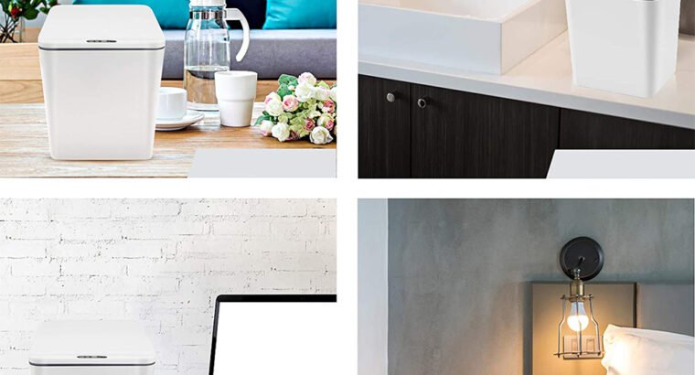 عرض 3 صندوق قمامة المكتب بسينسور مقاوم للصدأ ممتاز