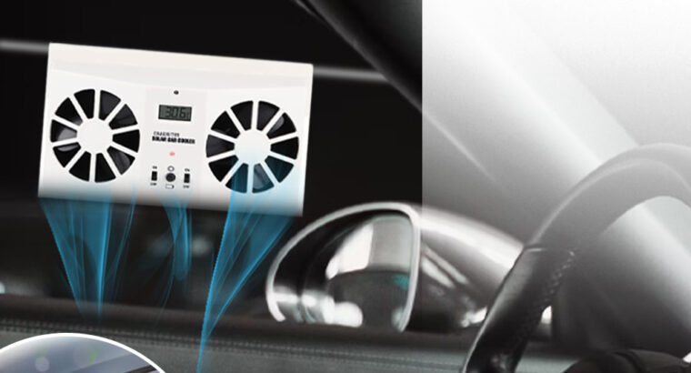 مروحة تبريد للسيارة بالطاقة الشمسية عملية وممتازة