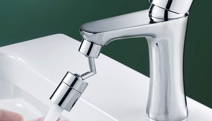 وصلة حنفيه 360درجه بتلف 360 درجة مش زى الحنفية