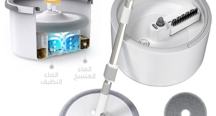 مساحة بسطل دائرية ذاتية العصر الممسحةالقوة اللازمه