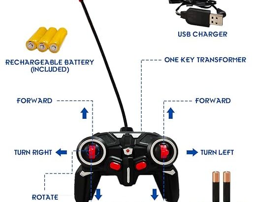سيارة المتحولون بالريموت سهل التحكم فيها بالريموت