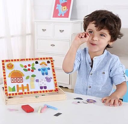 سبورة تعليمية وبازل مغناطيسي السبورة بديلة للتليفو