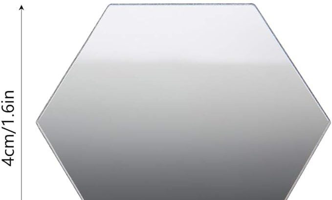 استيكر مرايا 2قطع حيث تكسب المرايا وجمال وتألق