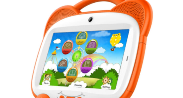 تابلت للأطفال مزود ب2 شريحه يوفر للأطفال التطبيقات