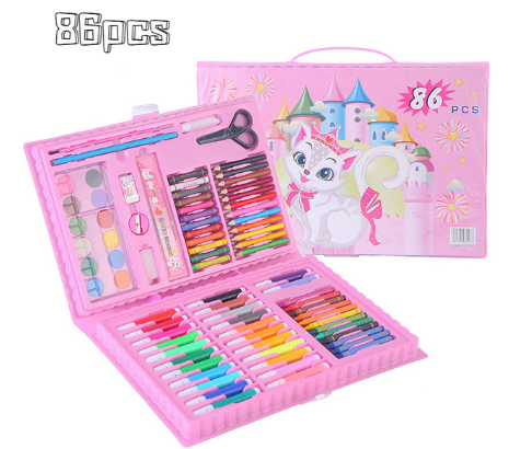 مجموعه الوان متعدده86قطعة بناتى الألوان موجودة .