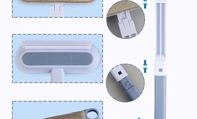 منظف النوافذ السحرى3فى1 منظف عرض قطعتين النوافذ