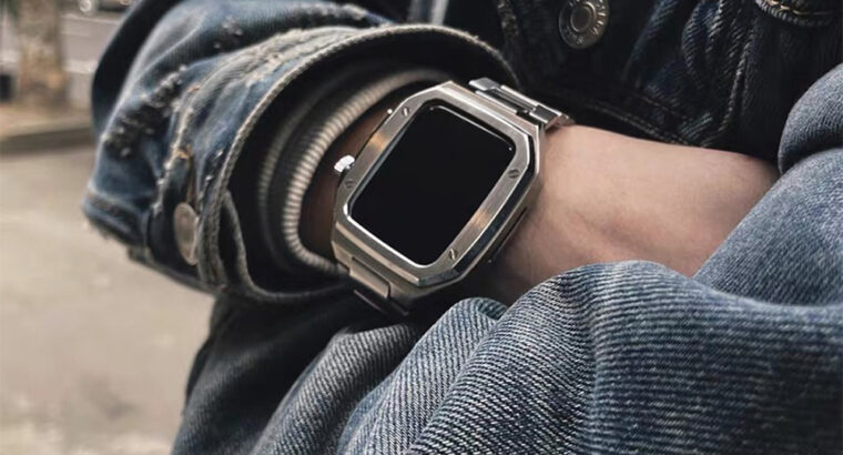 سوار بديل لساعة آبل خامة قوية من المعدن سوار ممتاز