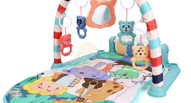 سجادة أطفال مزوده بألعاب عملي ومريح لطفلك لجذبه ..