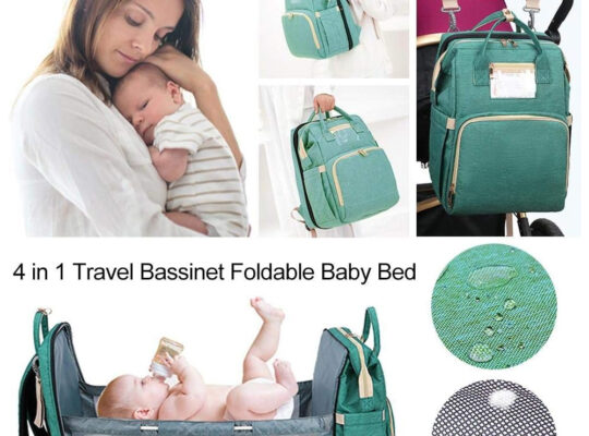 حقيبة الامهات بسرير تجعل سفر الأم مع الطفل أسهل جد