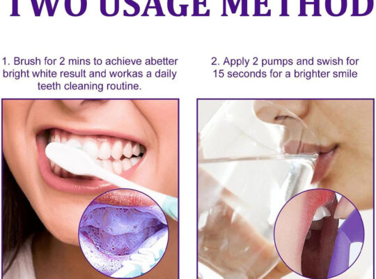 Whitening Foam toothpaste تركيبة طبيعية فعالة جدا.