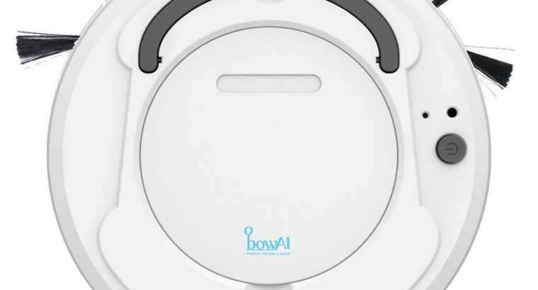 مكنسة روبوت كراون ضمان عامين أبيض تنظف كل الزوايا