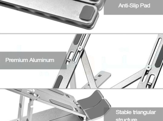 حامل لابتوب قابل للتعديل للمكتب تصميم مميز وخفيف .