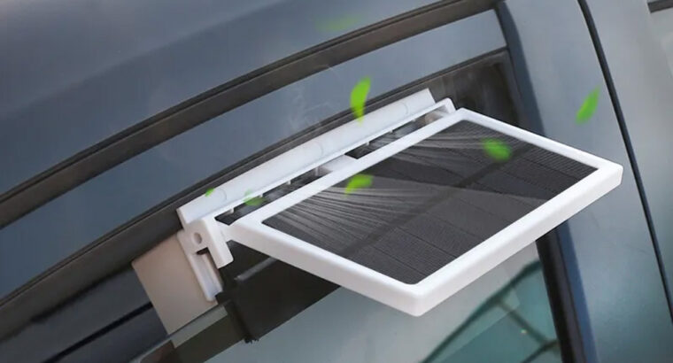 مروحة تبريد للسيارة بالطاقة الشمسية عملية وممتازة