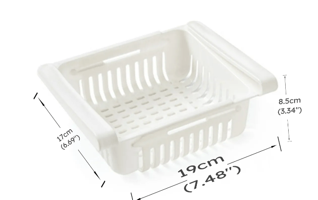 غطاء حله معدن متعدد المقاسات قطعتين درج التلاجه