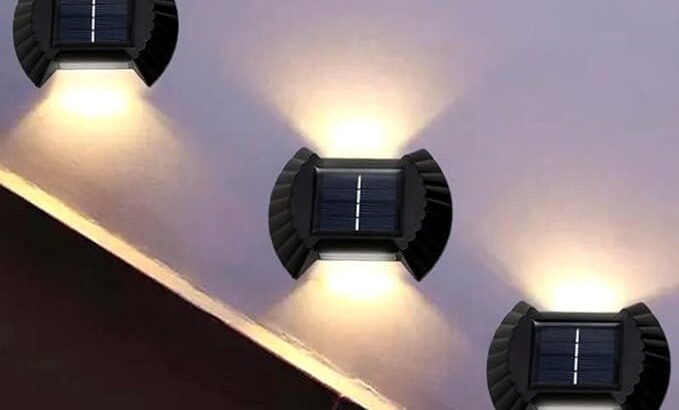 كشاف حائط بالطاقة الشمسية هيوفر عليك مصاريف الكهرب