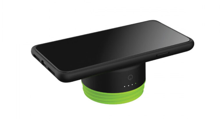 حافظة حرارة مزودة بباوربانك وشاحن لاسلكي للبيع جيد