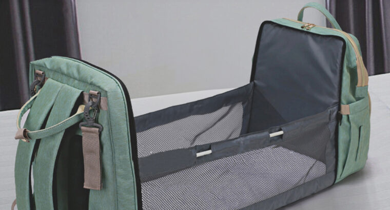 حقيبة الامهات بسرير تجعل سفر الأم مع الطفل أسهل جد