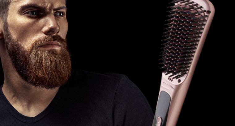 فرشاة الشعر واللحية مناسبة لجميع أنواع الشعر سهله