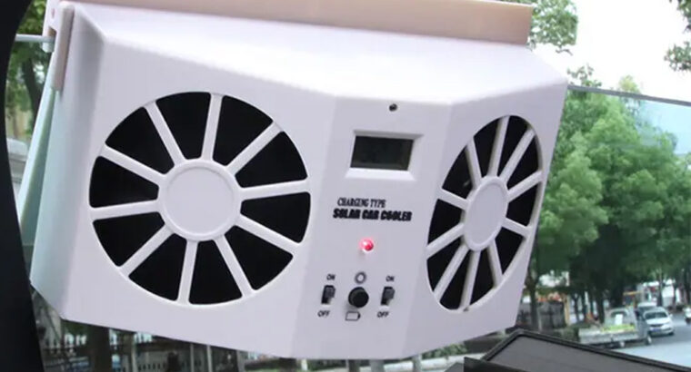 عرض2 مروحة تبريد للحفاظ على الهواء داخل السيارة ..