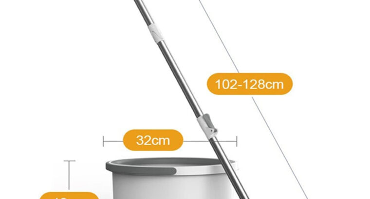 مساحة بسطل دائرية ذاتية العصر الممسحةالقوة اللازمه