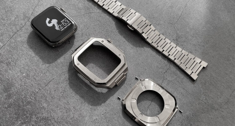 سوار بديل لساعة آبل خامة قوية من المعدن سوار ممتاز