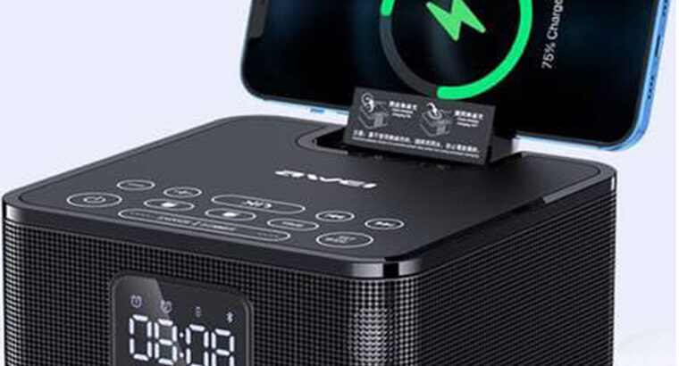 افضل مكبر صوت مع شاحن لاسلكي من موج ماكس 5في 1